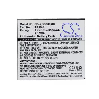 Cameron Sino AZ13-1 Li-Ion-akku 1010mAh 3,7V Xiaomi Yi -actionkameralle