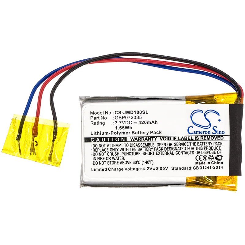CAMERON SINO akku tyyppi GSP072035 JBL Go / Go FF / CS-JMD100SL