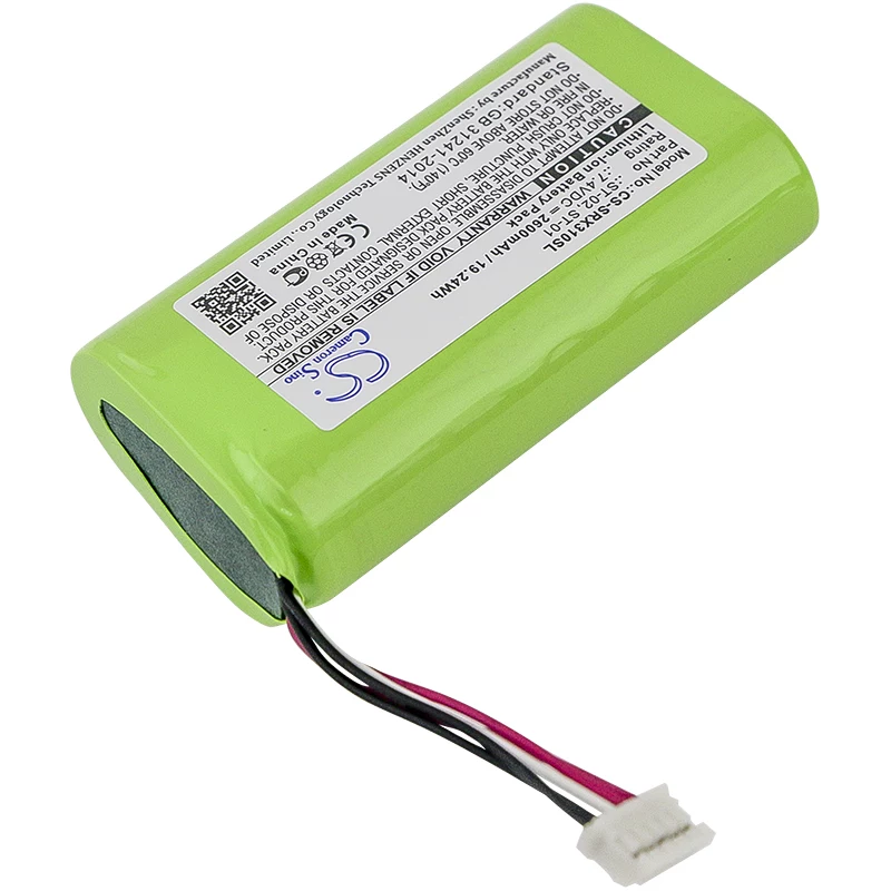 Cameron Sino ST-01 akku Sony SRS-X3/XB2/XB20:lle