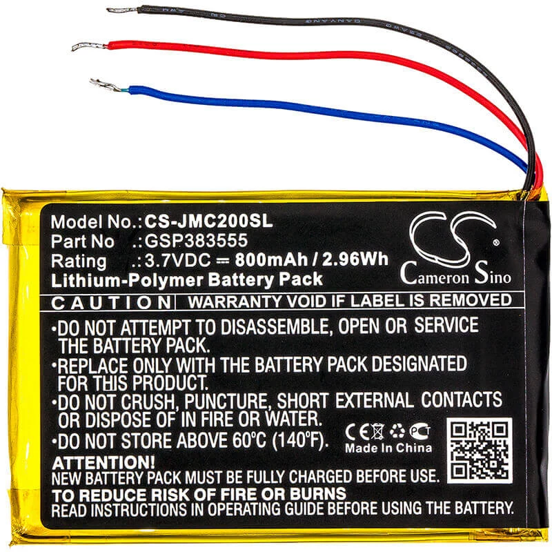 Cameron Sino GSP383555 akku JBL Clip 2:lle