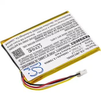 Cameron Sino vaihtoakku sopii: JBL Clip 3, Clip 3AN, Clip 3SAND (L0721-LF / CS-JMC300SL) - 1000mAh 3,7V Li-Po