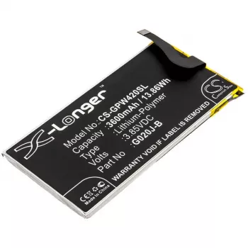CAMERON SINO akku tyyppi G020J-B Google Pixel 4 XL 4XL G020P 3600mAh / CS-GPW420SL