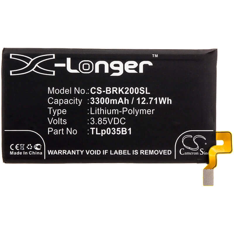 Cameron Sino akku tyyppi TLP035B1 Blackberry Key2 BBF100 / CS-BRK200SL