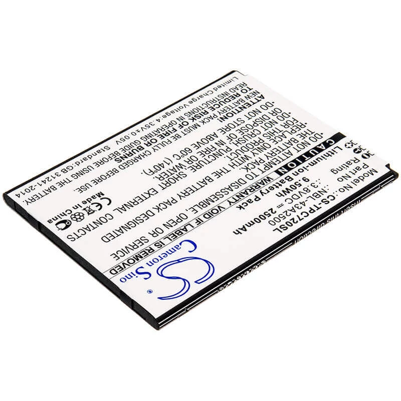 CAMERON SINO akku tyyppi TP-Link Neffos NBL-43A2500 C7s TP7051A TP7051C / CS-TPC720SL