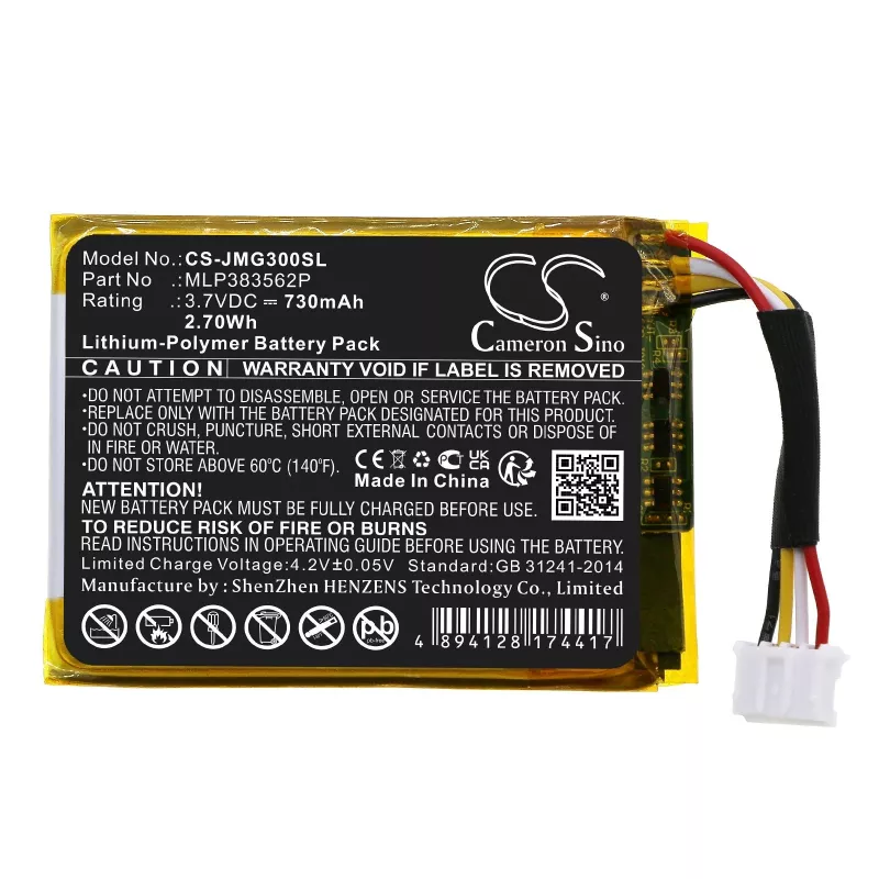 Cameron Sino MLP383562P akku JBL Go 3:lle