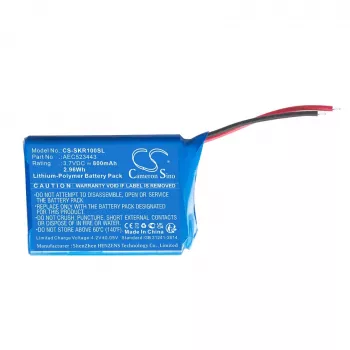 Cameron Sino CS-SKR100SL vara-akku Skullcandy 2XL Ringer Soundmine X7rgfz-842 -laitteeseen (1000mAh, 3,7V, Li-Po)