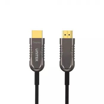 UNITEK Premium HDMI 60m aktiivinen optinen kaapeli - musta