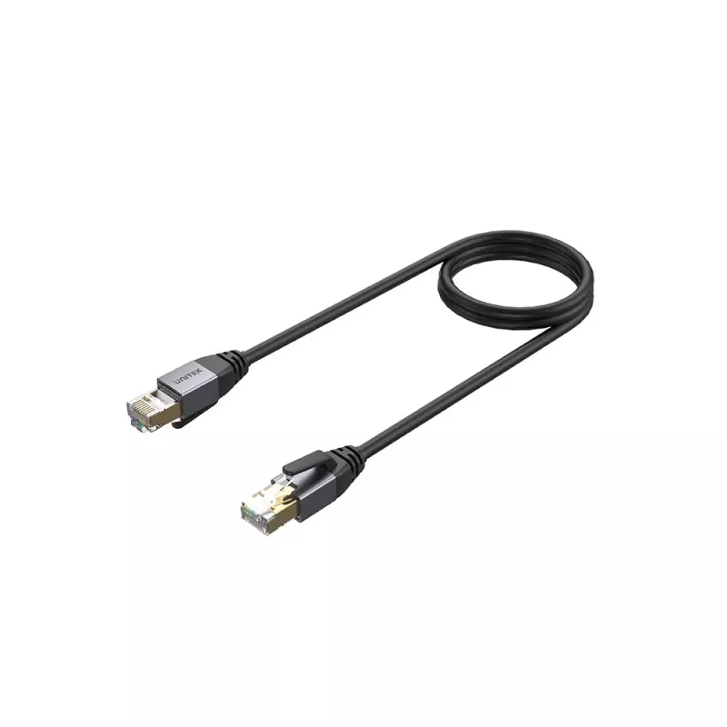 UNITEK Cat.8 S/FTP Ethernet-verkkokaapeli RJ45 15m musta