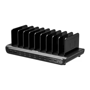 UNITEK 10-porttinen USB-C & USB-A 240W -latausasema