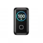 UNITEK GaN-laturi näytöllä 100W 3xUSB-C 1xUSB-A PD3.0 QC4.0 musta