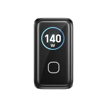 UNITEK GaN-laturi näytöllä 140W 3xUSB-C 1xUSB-A PD3.0 QC4.0 musta