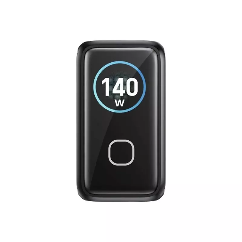 UNITEK GaN-laturi näytöllä 140W 3xUSB-C 1xUSB-A PD3.0 QC4.0 musta