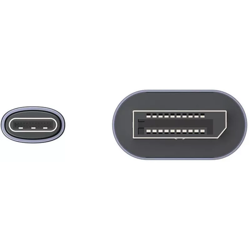 UNITEK kaksisuuntainen USB-C–DisplayPort-kaapeli 16K 80Gbps HDR 1,8m