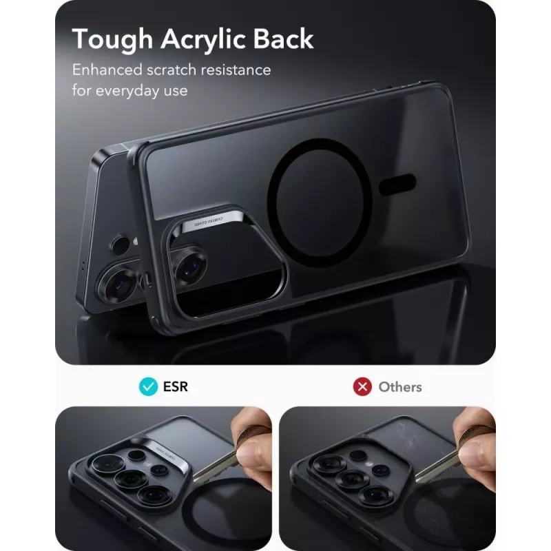 ESR Classic Hybrid MagSafe -kotelo Samsung Galaxy S26 Ultra, Frosted Black
