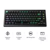 Keychron L5W-W1 Lemokey Magnetic Cyber 75% Hall Effect -pelinäppäimistö