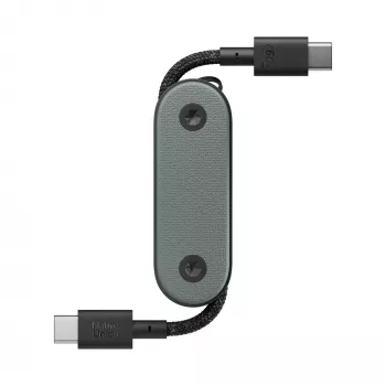 Native Union Pocket Cable USB-C–USB-C 17 cm Slate Green