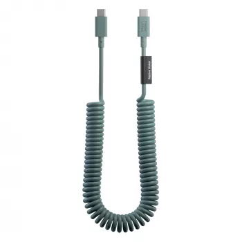 Native Union Pop Cable USB-C–USB-C 2,4 m 60W Slate Green