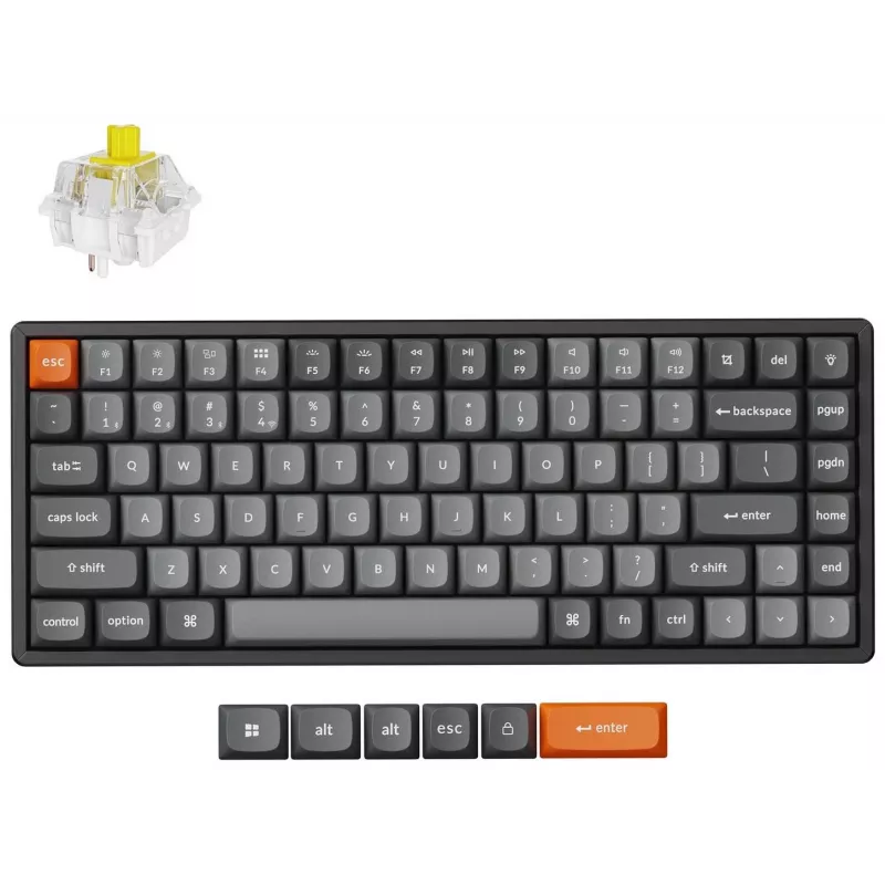 Keychron K2 Max 75% Banana Switch RGB musta