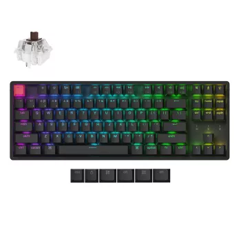 Keychron K8X-J3 80% TKL Brown Switch RGB Hot-Swap musta