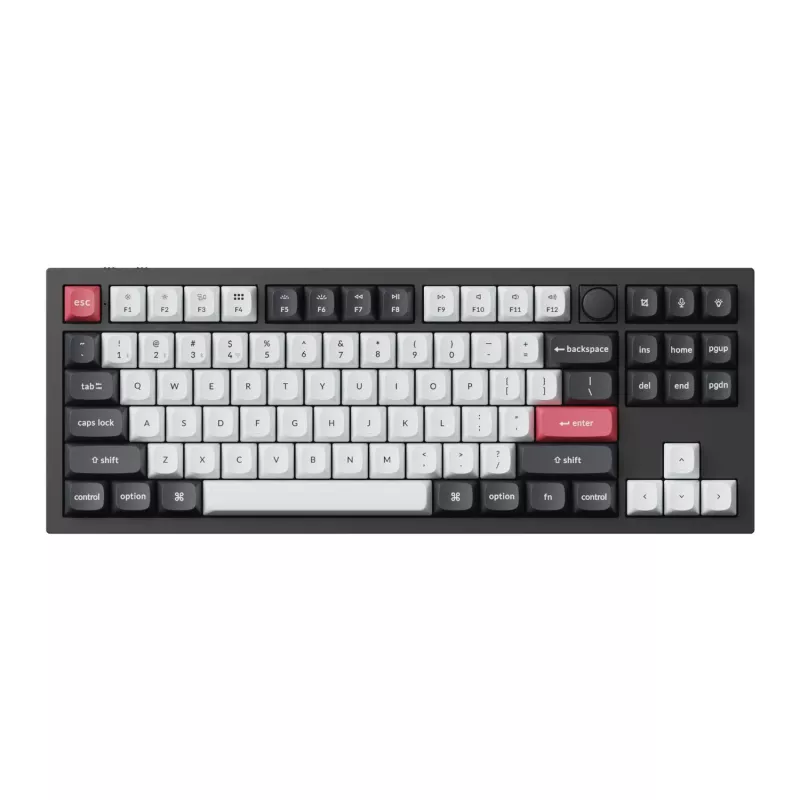 Keychron Q3H-M1 80% TKL Magnetic Carbon musta