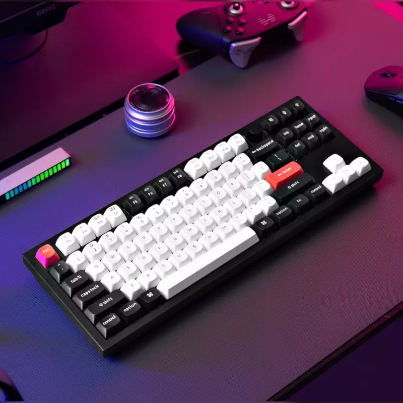 Keychron Q3H-M1 80% TKL Magnetic Carbon musta