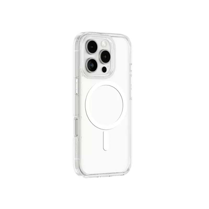 AMAZINGTHING Minimal Mag Case silikonikuori magneettirenkaalla iPhone 16 Pro - läpinäkyvä