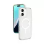 AMAZINGTHING Minimal Mag Case silikonikuori magneettirenkaalla iPhone 16 - läpinäkyvä