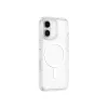 AMAZINGTHING Minimal Mag Case silikonikuori magneettirenkaalla iPhone 16 - läpinäkyvä