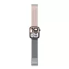 AMAZINGTHING Blend Band 2-Pack -kellorannekesarja Apple Watch 42mm - Pinkki-harmaa / Pinkki
