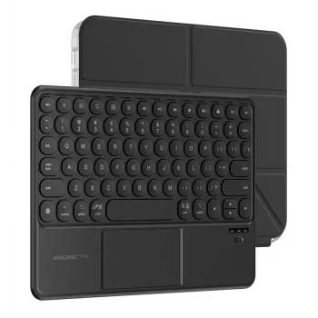 AMAZINGTHING Minimal Case KeyLite Combo -näppäimistökotelo iPad Air 11 M2/M3/M4 (2024/2025/2026) - Musta