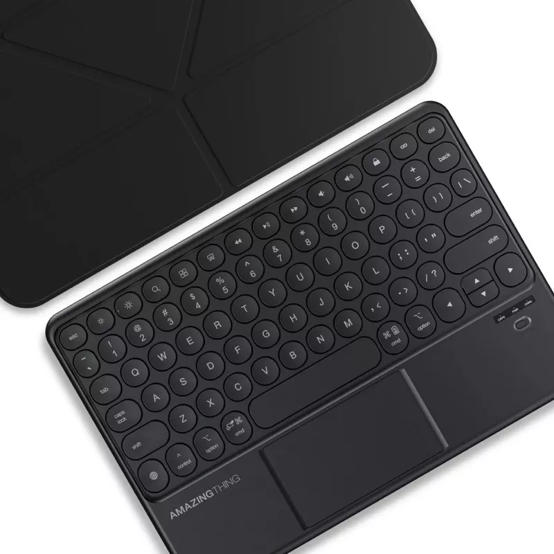 AMAZINGTHING Minimal Case Keylite Combo -näppäimistökotelo iPad 11 2025 - Musta