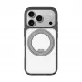AMAZINGTHING Titan Pro MagSpin -kotelo iPhone 17 Pro -puhelimeen, MagSafe-yhteensopiva, harmaa