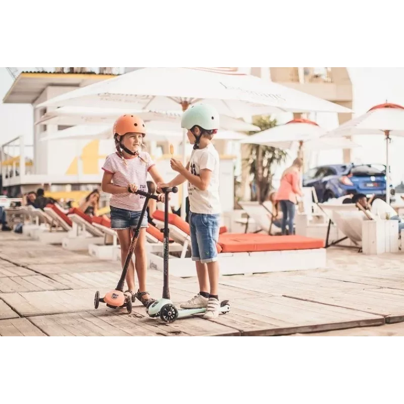 Scoot & Ride Kask S-M Peach lasten monilajikypärä