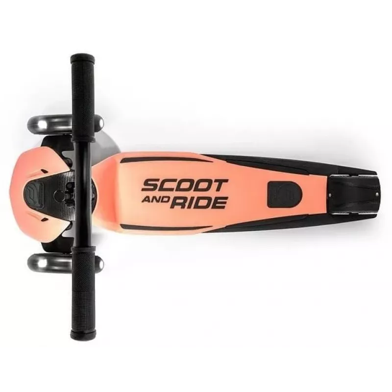 Scoot & Ride Highwaykick 5 LED Peach 3-pyöräinen potkulauta