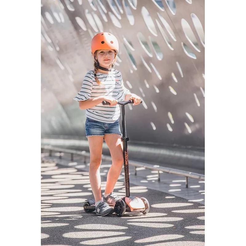 Scoot & Ride Highwaykick 5 LED Peach 3-pyöräinen potkulauta