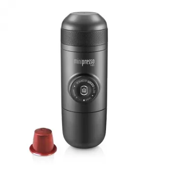 WACACO Minipresso NS kannettava espressokeitin Nespresso-kapseleille, musta