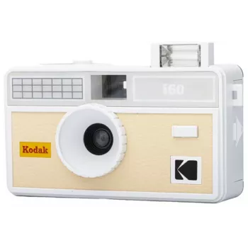 KODAK I60 35mm kertakäyttöinen filmikamera sisäänrakennetulla salamalla, beige-harmaa