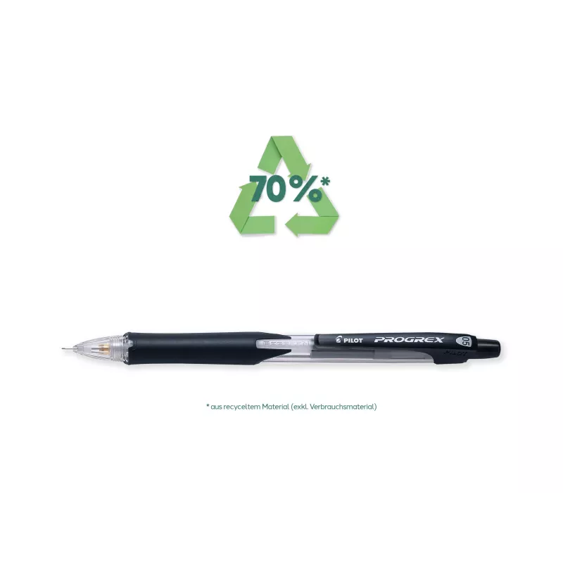 PILOT PEN Progrex BeGreen lyijytäytekynä punainen HB 0,5 mm 1 kpl
