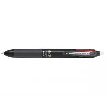 PILOT PEN FriXion Ball 4 pyyhittävä geelikynä 4-in-1 musta runko 0,5 mm erittäin ohut