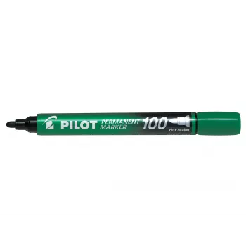 Pilot Pen 100 pysyvä tussi vihreä 1,0 mm