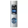 Pentel AinStein HB 0,3 mm lyijytäytteiden täyttöpakkaus, harmaa, 15 täytettä