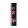 Pentel C279-BO Super Hi-Polymer lyijytäytteet 0,9 mm B musta 36 täytettä laatikko