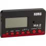 Korg MA2-BKRD LCD-taskudigitaalimetronomi musta/punainen