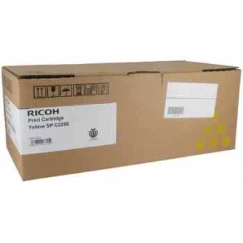 Ricoh SP C220E alkuperäinen värikasetti keltainen (407643)