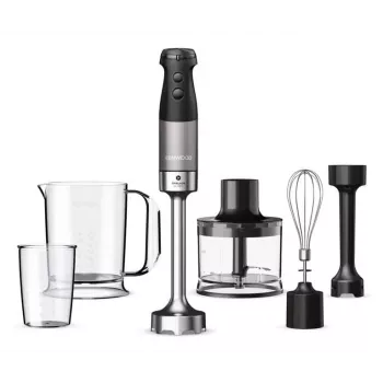 Kenwood Triblade XL Pro sauvasekoitin, 1 200 W, harmaa/musta/hopea