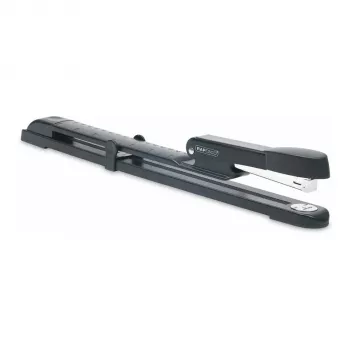 Rapesco Marlin pitkävartinen metallinidoja - 25 arkkia - musta - litteänidonta - metalli - 47 mm - 386 mm