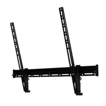 B-TECH BTV521 kiinteä seinäteline 32-65 inch näytöille, musta, 70 kg kantavuus, VESA 75x75 - 600x400