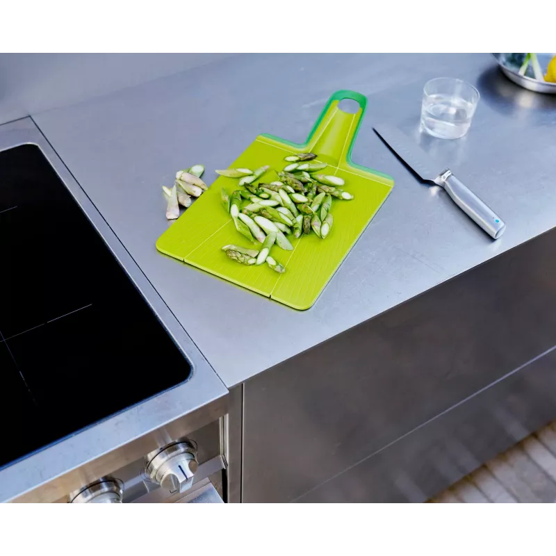 Joseph Joseph Chop2Pot Plus vihreä taitettava leikkuulauta
