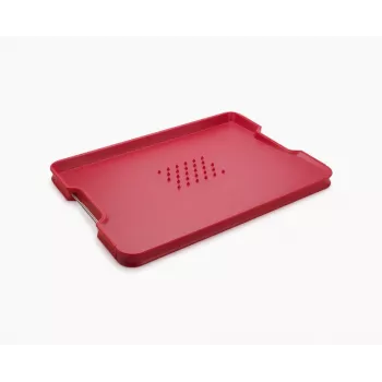 Joseph Joseph Cut&Carve Plus kaksipuolinen XL-leikkuulauta punainen