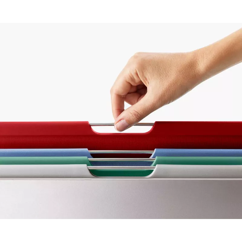 Joseph Joseph Folio Steel L leikkuulautasetti, 4 lautaa, hopea